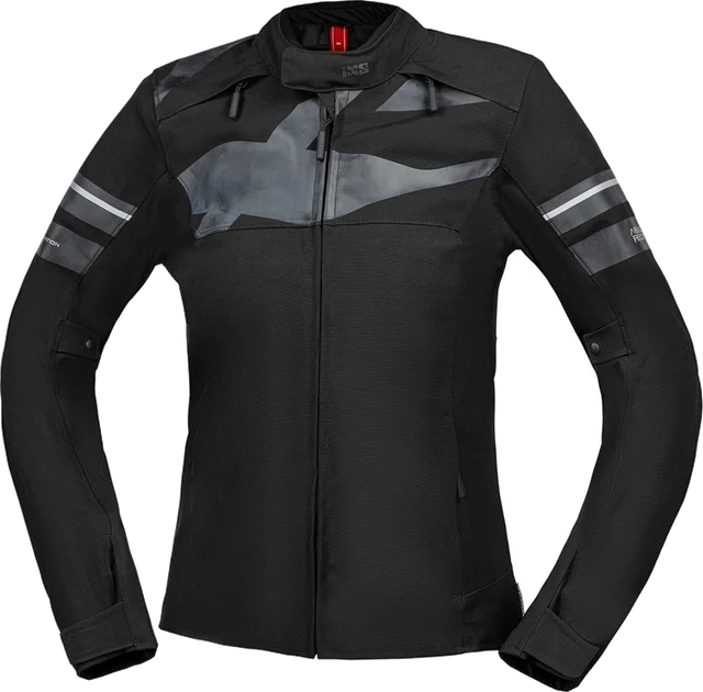 IXS Rapid-STX 2.2 waterproof Ladies Motorcycle Textile Jacket, black