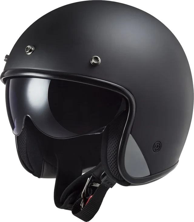 LS2 Bob II Carbon, solid matt black matt