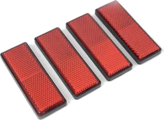 Pyramid Stick on Red Reflectors