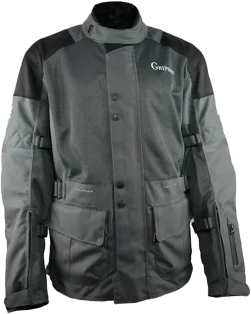 Gryphon Men's Badwater 2 in 1 Waterproof Mesh Jacket, Grey