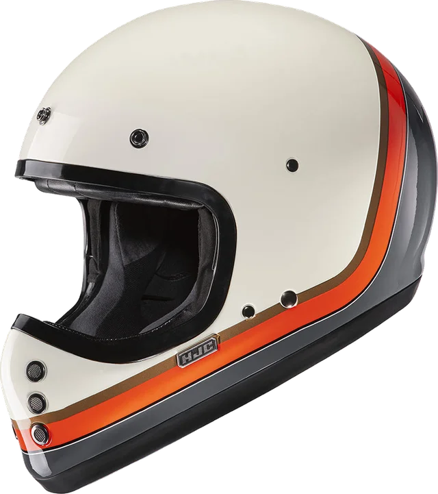 HJC V60 Scoby MC7 - Brown / Orange / White