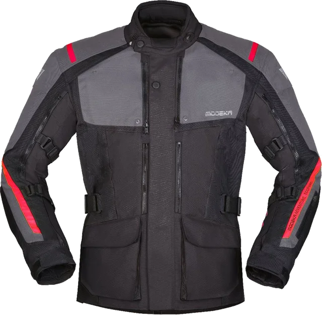 Modeka Varus Jacket Black Dark Grey