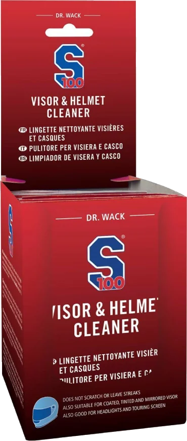 S100 Visor and Helmet Wipes (Single)