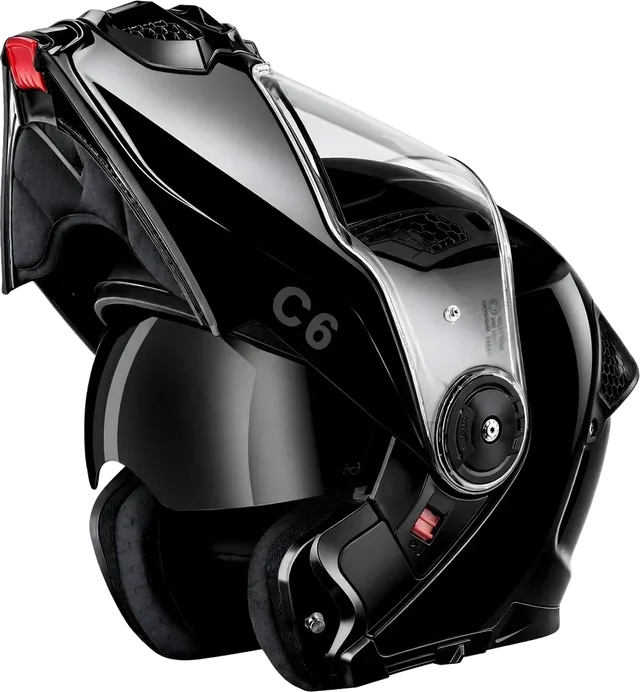 Daytona D.O.T. & ECE Daytona C6 Modular Helmet- Hi-Gloss Black