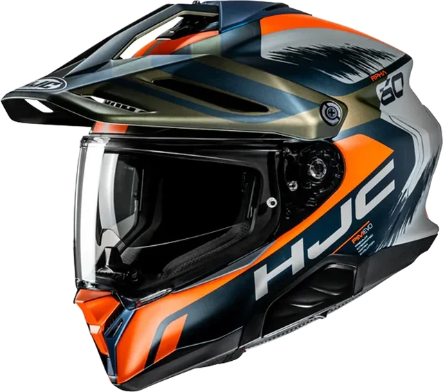 HJC RPHA60 Helmet Quid MC47SF Blue/Orange/Green Matt