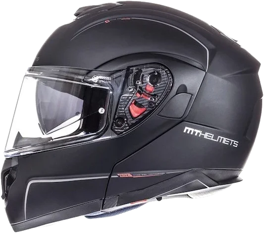 MT Helmets Atom SV Helmet, Matte Black