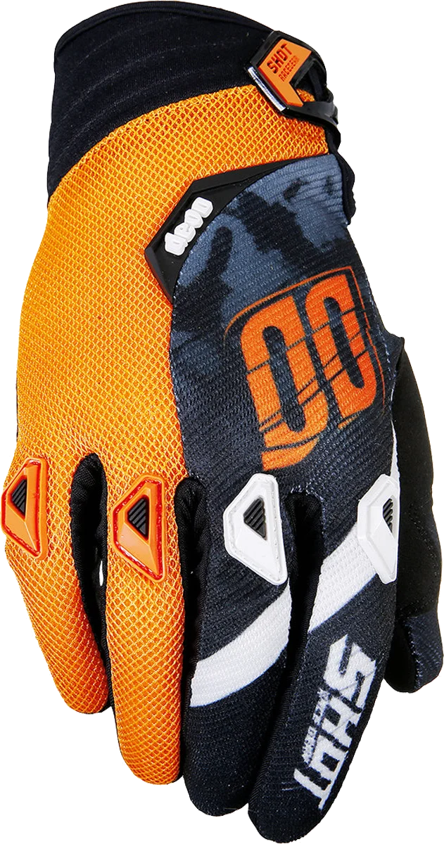 Shot Devo Squad Men's Off-Road Gloves, orange