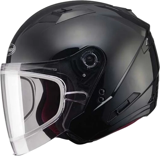 GMax OF77 Solid 3/4 Winter Helmet (Black)