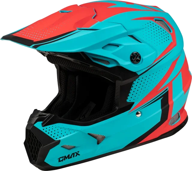 GMax MX96 502 Helmet, matte blue red