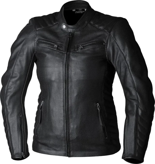 RST Womens Roadster Air CE Leather Jacket, Black