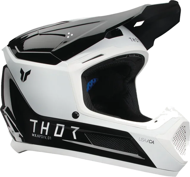 Thor MX Thor Youth Fleet Storm Helmet, black white