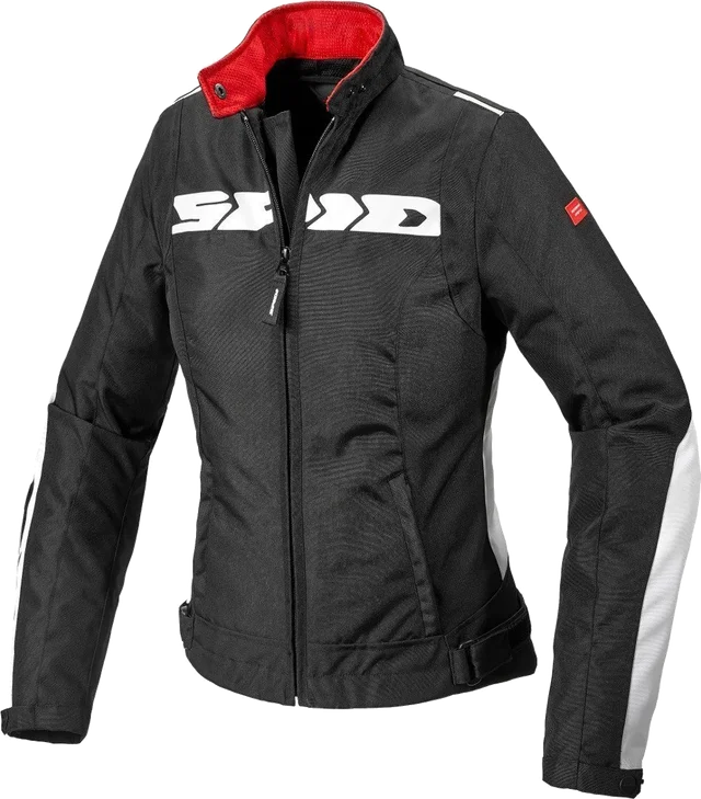 Spidi H2Out Solar Ladies Motorcycle Textile Jacket, black/white