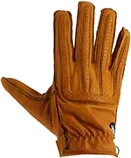 Helstons Phantom Ete Leather Gloves Gold