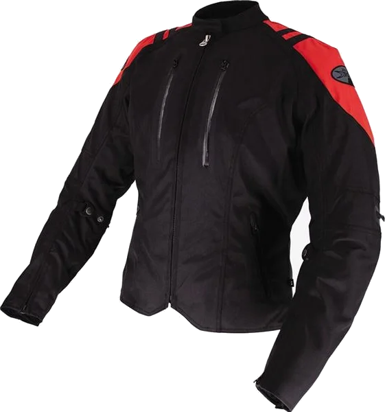 Joe Rocket Atomic Women's Limited Jacket, Black/Red