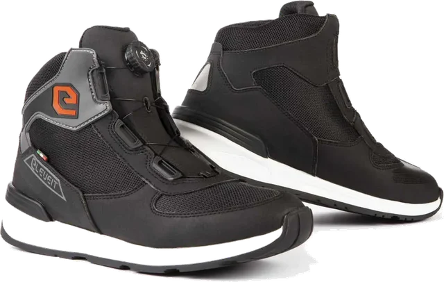 Eleveit Tank WP Motorcycle Boots, Black / Orange