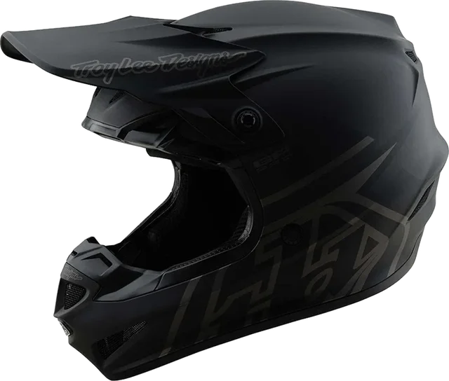 Troy Lee Designs Youth Go Pro Helmet Mono Black, Black