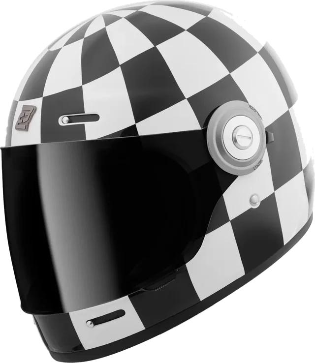 Bogotto V135 Diamante Helmet, black white