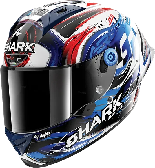 Shark Aeron-GP FIM Racing Zarco WKB - Replica, blue red