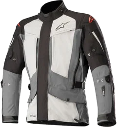 Alpinestars Mens Yaguara Drystar Tech-Air Compatible Armored Textile Jacket, Black, Dark Grey, Mid Grey