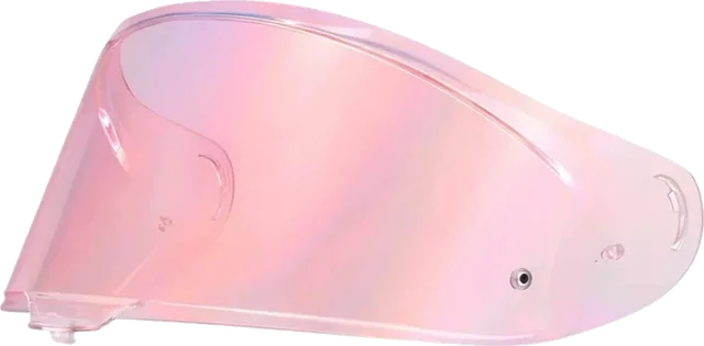 LS2 Dragon Carbon/Challenger II Outer Face Shield Helmet Accessories, light electron pink iridium