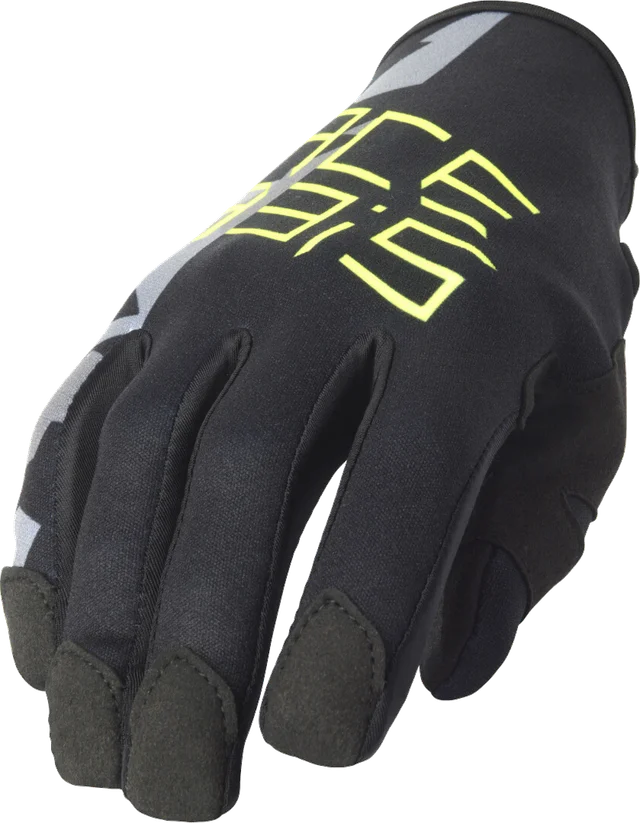 Acerbis Zero Degree 3.0 Black Yellow Gloves, black/yellow
