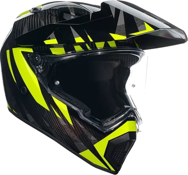 AGV AX9 EC2206 Steppa Carbon Grey Yellow Fluo, Carbon Grey Yellow Fluo