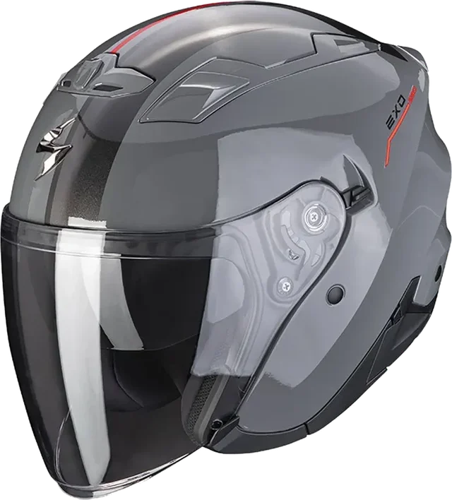 Scorpion EXO 230 SR Dark Blue / White, Grey / Red Cement