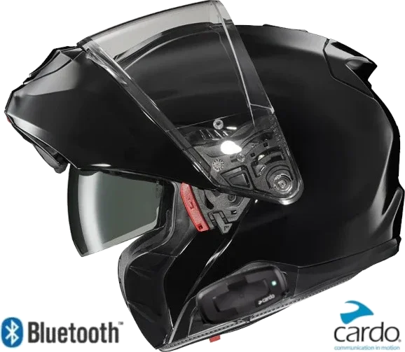 HJC RPHA 91 Bluetooth Helmet Gloss Black Cardo Packtalk S