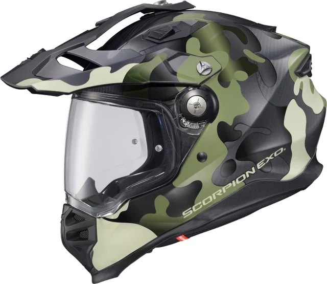 Scorpion EXO-XT9000 Carbon Gilley Helmet, Hi-Viz/Grey