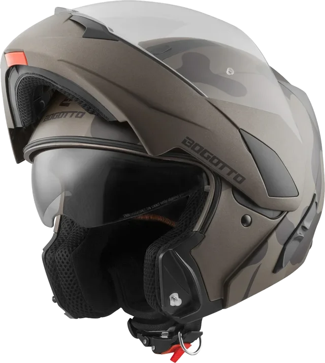 Bogotto V280 Camo Helmet, brown
