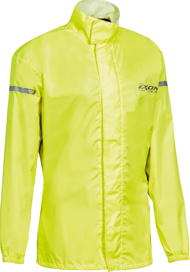 Ixon Compact Ladies Motorcycle Rain Jacket, neon yellow
