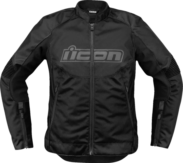 Icon Overlord 3 Ladies Textile Jacket Black