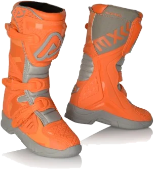 Acerbis X-TEAM JR BOOTS, orange grey