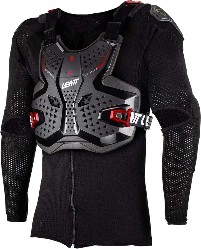 Leatt 3.5 Junior Long Sleeve Protection T-shirt, Black