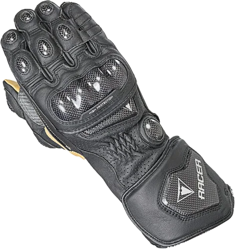 Racer Women's High Racer Gloves, Black