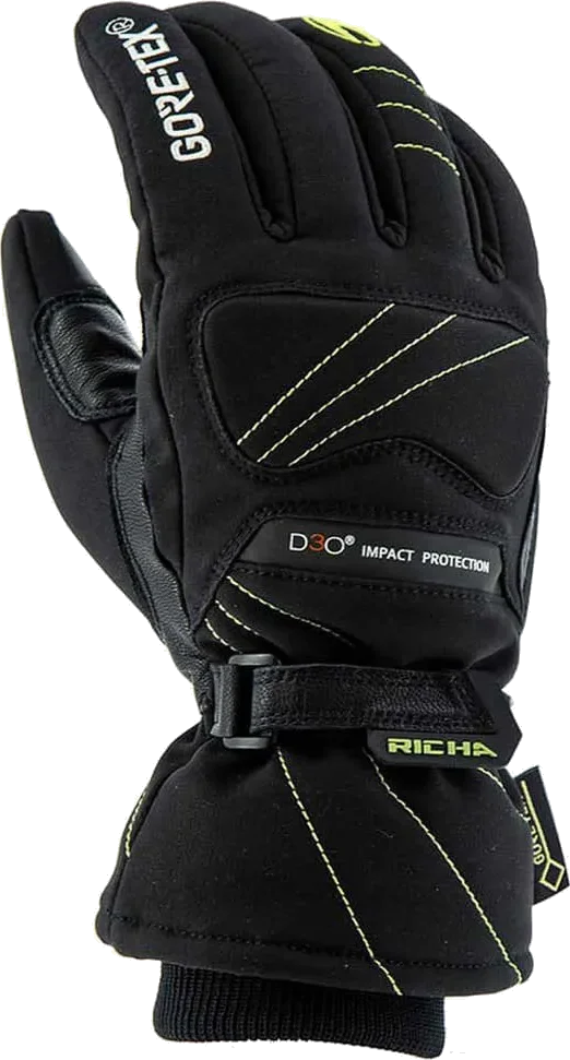 Richa Sophia Goretex Gloves, Fluo Yellow