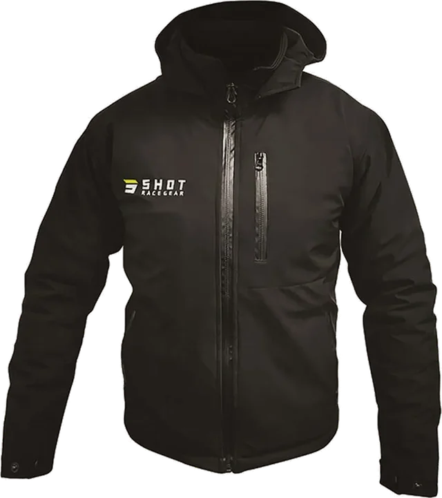 Shot race gear Hoodie Jacket, Black