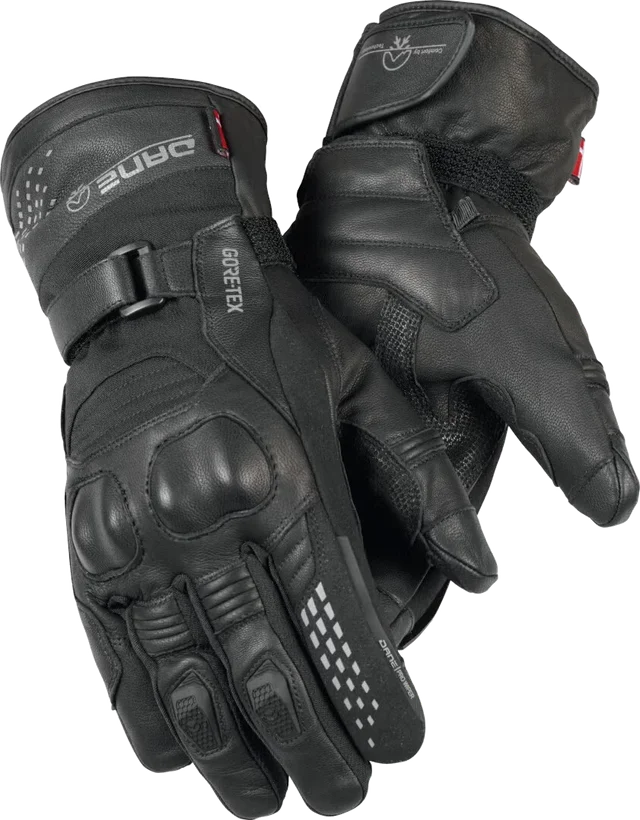 DANE Dragor Vinter Black Waterproof Winter Gloves, black