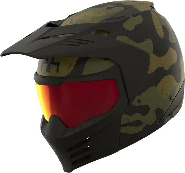 Icon Elsinore Magnacross Helmet CLOSEOUT, green