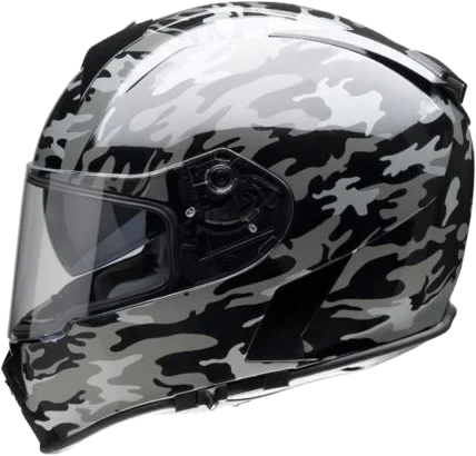 Z1R Apparel Z1R Warrant Camo Helmet, Black/Grey