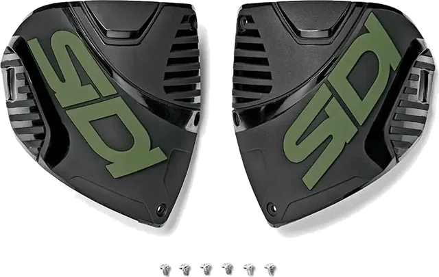 Sidi Crossfire 3 Shin Plate Black / Army - Pair