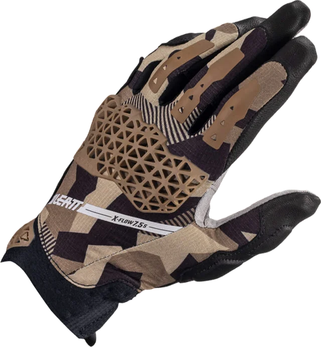 Leatt ADV 7.5 X-Flow Short Textile Gloves - Desert Brown, Desert Brown