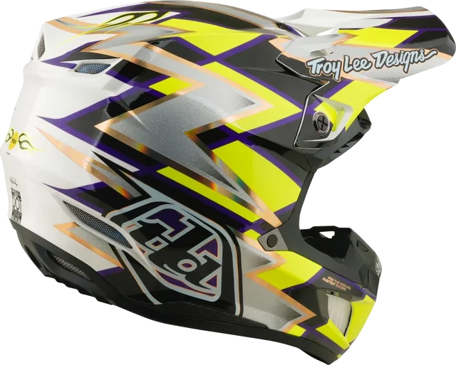 Troy Lee Designs SE5 Composite Helmet Flush White / Black, white black