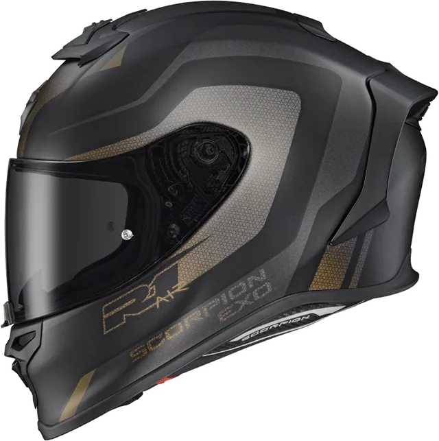 Scorpion EXO EXO-R1 Air Hive Helmet CLOSEOUT, gold black