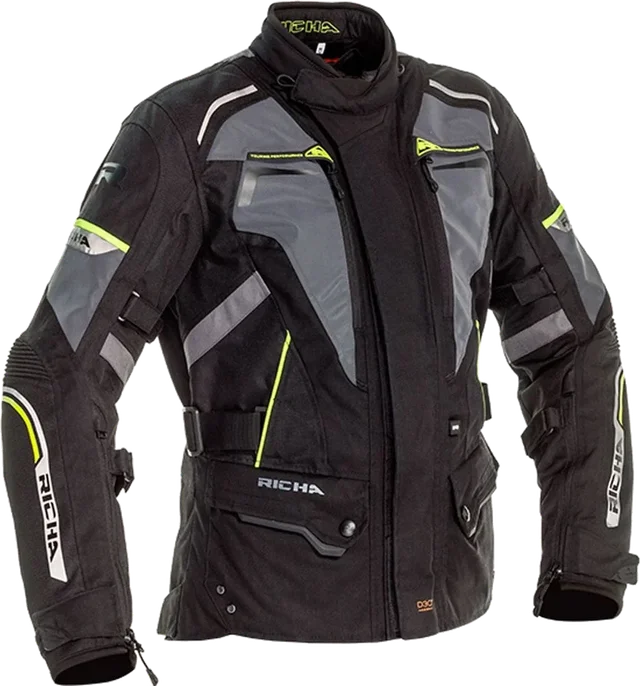 Richa Infinity 2 Flare Ladies Textile Jacket Titanium / Fluo