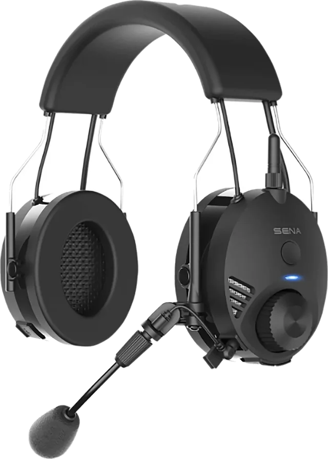 Sena Tufftalk Earmuff Bluetooth Intercom Headset Communication Head Set Accessories, black