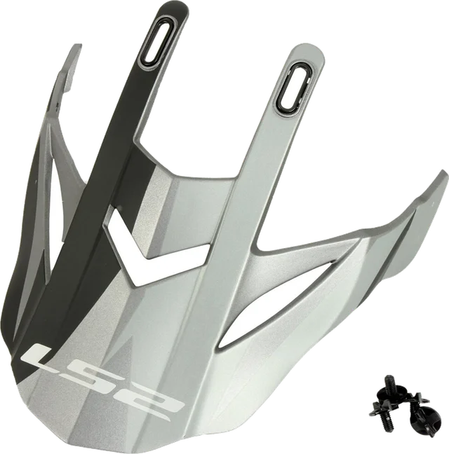 LS2 Gate Peak TwoFace Helmet Accessories, matte gray black