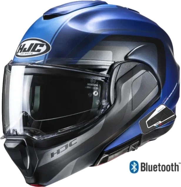 HJC F100 Modular Bluetooth Helmet Reff MC2SF