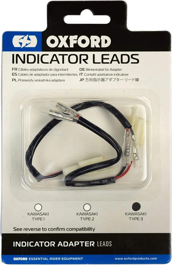 Oxford Indicator Leads - Kawasaki (Type 3)
