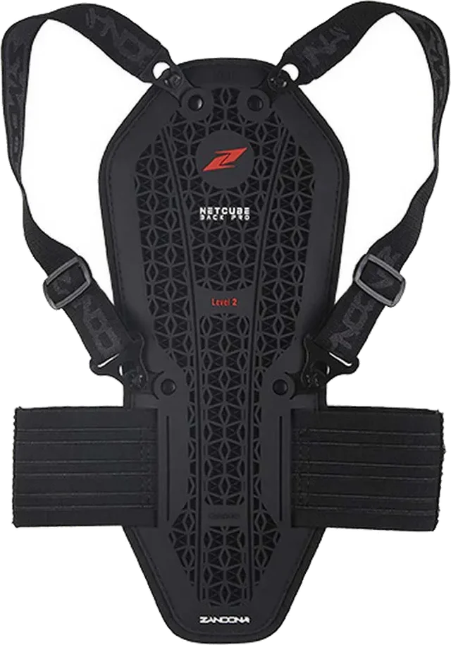 Zandonà Zandona Netcube Pro X8 Junior Back Protector, Black